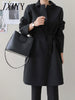 imCharms Simple Double-Sided Woolen Coat Mid-Length Coat Women's 2023 Autumn And Winter Thickened Loose And Thin Wool Coat