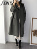 imCharms Simple Double-Sided Woolen Coat Mid-Length Coat Women's 2023 Autumn And Winter Thickened Loose And Thin Wool Coat