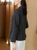 imCharms Small Suit Jacket Women's Autumn 2023 Design Elegant Temperament Retro Plaid Embroidery Slim Casual Suit Top