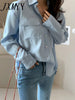 imCharms Spring And Autumn Design Niche High-End Sense Long-Sleeved Elegant Temperament Shirt Shirt Women's Clothing