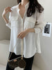 imCharms Spring And Autumn Design Niche High-End Sense Long-Sleeved Elegant Temperament Shirt Shirt Women's Clothing