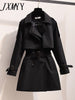 imCharms Spring And Autumn Temperament Short Windbreaker Women's Popular Collocation Shows High British Style Coat