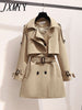 imCharms Spring And Autumn Temperament Short Windbreaker Women's Popular Collocation Shows High British Style Coat