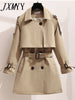 imCharms Spring And Autumn Temperament Short Windbreaker Women's Popular Collocation Shows High British Style Coat