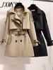imCharms Spring And Autumn Temperament Short Windbreaker Women's Popular Collocation Shows High British Style Coat