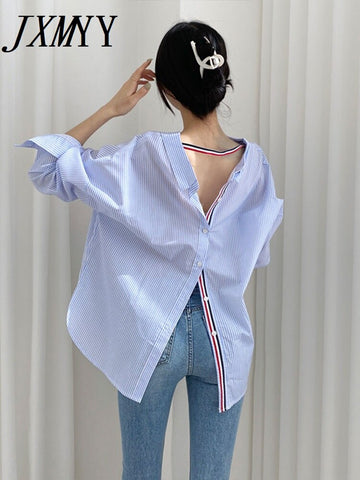 imCharms Spring and Autumn Chic Autumn Design Sense Elegant Temperament Casual Shirts Women's Tops