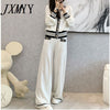 imCharms Suit Autumn And Winter 2023 Elegant Simple Temperament Wide-Leg Pants Knitted Women's Two-Piece Suit