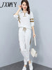 imCharms Summer Casual Sportswear Suit Female 2023 Fashionable Two-Piece Suit for Age Reduction