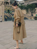 imCharms Windbreaker Women's Mid-Length 2023 Autumn And Wwinter Elegant Temperament Is Thin And Stitched British Style Coat
