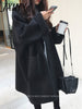 imCharms Women Spring Korean Style Loose Casual Open Stitch Minimalist Temperament Classic Chic Lady Coats Elegant Oversize 3XL