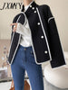 imCharms Woolen Coat 2023 Autumn And Winter Elegant Simple Loose Casual All-Match Short Long Sleeve Top For Women