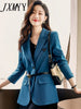 imCharms Yellow Suit Jacket Women's Spring And Autumn Temperament Long-Sleeved Formal Work Clothes Suit Top