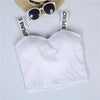 Womens Strap Tanks Crop Top Female Letter Print Summer Bralette Women Camisole Floral Tops Cropped Feminino Vest