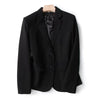 Jacket Women 2023 Blazer Suit Basic Office Lady Business Casual Black Gray Stripes Blue Minimalist Coat Autumn Spring