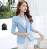 Jacket Women Slim Blazer Coat 2022 New Fashion Casual Jacket Long Sleeve One Button Suit Ladies Blazers Work Wear BN072-1