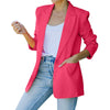 Jacket Women's Casual Light Weight Thin Jacket Slim Coat Long Sleeve Blazer Office Business Coats Jacket Creme Coat