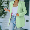 Jacket Women's Casual Light Weight Thin Jacket Slim Coat Long Sleeve Blazer Office Business Coats Jacket Creme Coat