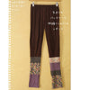 Japanese Mori Girl Floral Elastic Waist Leggings Women's Harajuku Cotton Slim Knitting Female Stitching Lovely Leggings A095