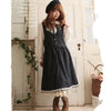 Japanese Mori Girl Sweet Shirt Women White Peter Pan Collar Long Sleeve Bow Embriodery Vestido Kawaii Blouses Blusa Tops A107