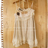 Japaness Summer Mori Girl Sweet Dress Women Clothing Appliques Cotton Lace Flowers Sleeveless Patchwork Strap Lovely Dress A011