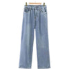 Jean Femme Baggy Jeans Pants Cartoon Print Trousers Harajuku Hip-hop Streetwear Loose Casual Jeans Woman High Waist