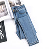 Jeans Female Denim Pants blue color skinny high elastic soft korean womans pencil pants Donna summer autumn