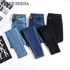 Jeans Female Denim Pants blue color skinny high elastic soft korean womans pencil pants Donna summer autumn