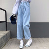 Jeans Femme Pantalones Korean Loose High Waist Wide Leg Baggy Jeans Women Pants Blue Black Casual Harajuku Woman Pants