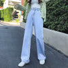 Jeans For Women High Waist Wide-legged Blue Jeans Woman High Elastic Stretch Jeans Female washed Slim denim pants