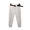 Jeans High Waist Women's White Spring Autumn 2022 Thin Embroidered Jeans Loose Stretch Ankle Length Female Hole Pants Retro