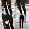 Jeans Pants Women Denim Holes Leggings Black Skinny Jean Trousers Autumn High Waist Casual Elastic Slim Jeans Pencil Pants