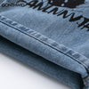 Jeans Pants Y2K Streetwear Hip Hop Japanese Anime Cartoon Girl Print Straight Wide Leg Baggy Denim Pants Harajuku Loose Trousers