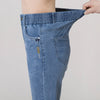 Jeans Woman Breeches Female Stretch Knee Length Denim Shorts Pants Women with High Waist Summer Plus-Size Loose Capri Pants