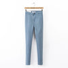 Jeans Woman Denim Pencil Pants Vintage High Waist Jeans Women Casual Stretch Skinny Jeans Femme Black Blue