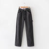 Jeans Woman High Waist 2022 Wide Leg Female Pants Straight Loose Black Mom Pants Baggy Boyfriend Jean Women Trousers