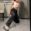 Jeans Woman High Waist 2022 Wide Leg Female Pants Straight Loose Black Mom Pants Baggy Boyfriend Jean Women Trousers