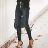 Jeans Woman High Waist 2022 Women's Jeans Stretch Ripped Classic Pants for Women Streetwear Jean Femme Vaqueros Mujer Blue Black