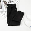 Jeans Women Black Pants High Waist Denim Women Pants High Elastic Skinny Pencil Stretch Women Pants Plus Size S-XL