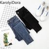 Jeans Women Black Pants High Waist Denim Women Pants High Elastic Skinny Pencil Stretch Women Pants Plus Size S-XL