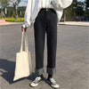 Jeans Women Boyfriend Denim Cuffs Ankle-Length Autumn Loose College Straight All-match Casual Feminino Trouser BF Chic Aesthetic