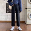 Jeans Women High-waist Straight Loose Ankle-length Denim Trousers Ladies Vintage Casual All-match Street-wear Ulzzang Fashion