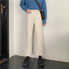 Jeans Women High-waist Straight Loose Ankle-length Denim Trousers Ladies Vintage Casual All-match Street-wear Ulzzang Fashion