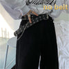 Jeans Women Korean Style All-match High Waist Simple Students Leisure Full-length Black Ripped Hole Straight Leg Trousers Trendy