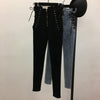 Jeans Women Lace-up Skinny All-match Zipper Simple Trendy Ankle-Length Trousers Womens Spring Autumn Slim Female