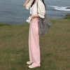 Jeans Women Mopping Denim Trousers Kpop High Waist Chic Streetwear Pink Students Vintage Harajuku Loose Ulzzang Stylish