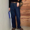 Jeans Women Retro Blue Wide-leg Trousers Slouchy Jean Loose Simple Classic Student Autumn Full Female Harajuku Ins Denim Leisure