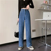 Jeans Women Solid Retro Vintage High Waist Streetwear Baggy Denim Trousers Mopping Loose Casual Chic Womens Harajuku