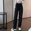 Jeans Women Spring Summer White High Waist Straight Tube Loose Wide Leg Pants Style Draping Floor Long Trouser Female Slacks