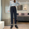 Jeans Women's Spring and Autumn 2022 Daddy Pants Black High Waist Fried Street Straight Wide Leg Pants Early Autumn Pants