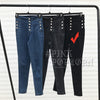 Jeans Womens High Waist Stretchy Elastic Skinny Denim Long Pencil Pants Plus Size Woman Jeans Camisa Feminina Lady Fat Trou
